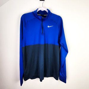 Nike Blue Gray Color Block Dri-Fit Shirt Size XL Colorful Athleisure Gorpcore